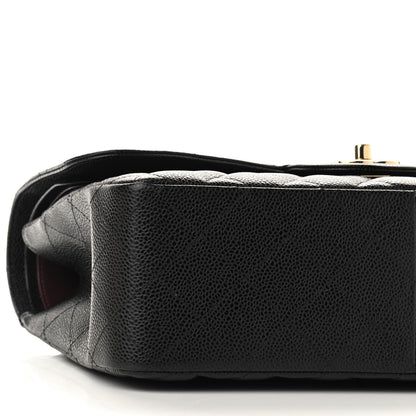 Chanel Caviar Quilted Jumbo Double Flap Black 8 of 9