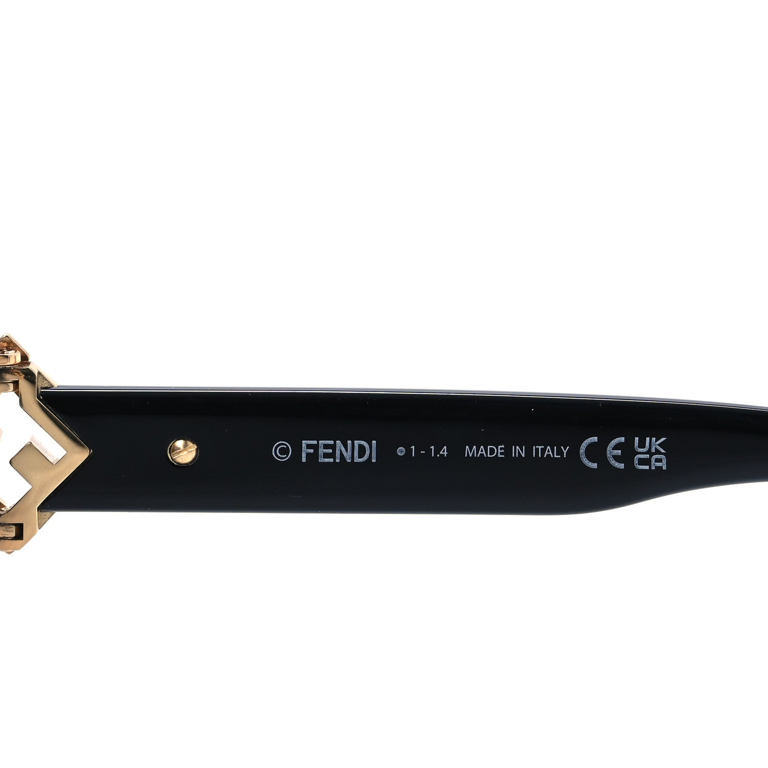 Fendi Acetate FF Oval Sunglasses FE40140U Black 6 of 8