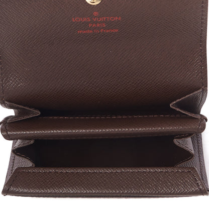 Louis Vuitton Damier Ebene Porte-Monnaie Plat Coin Purse 6 of 8