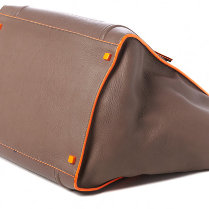 Celine Supple Calfskin Large Phantom Luggage Grey Orange 4 of 8