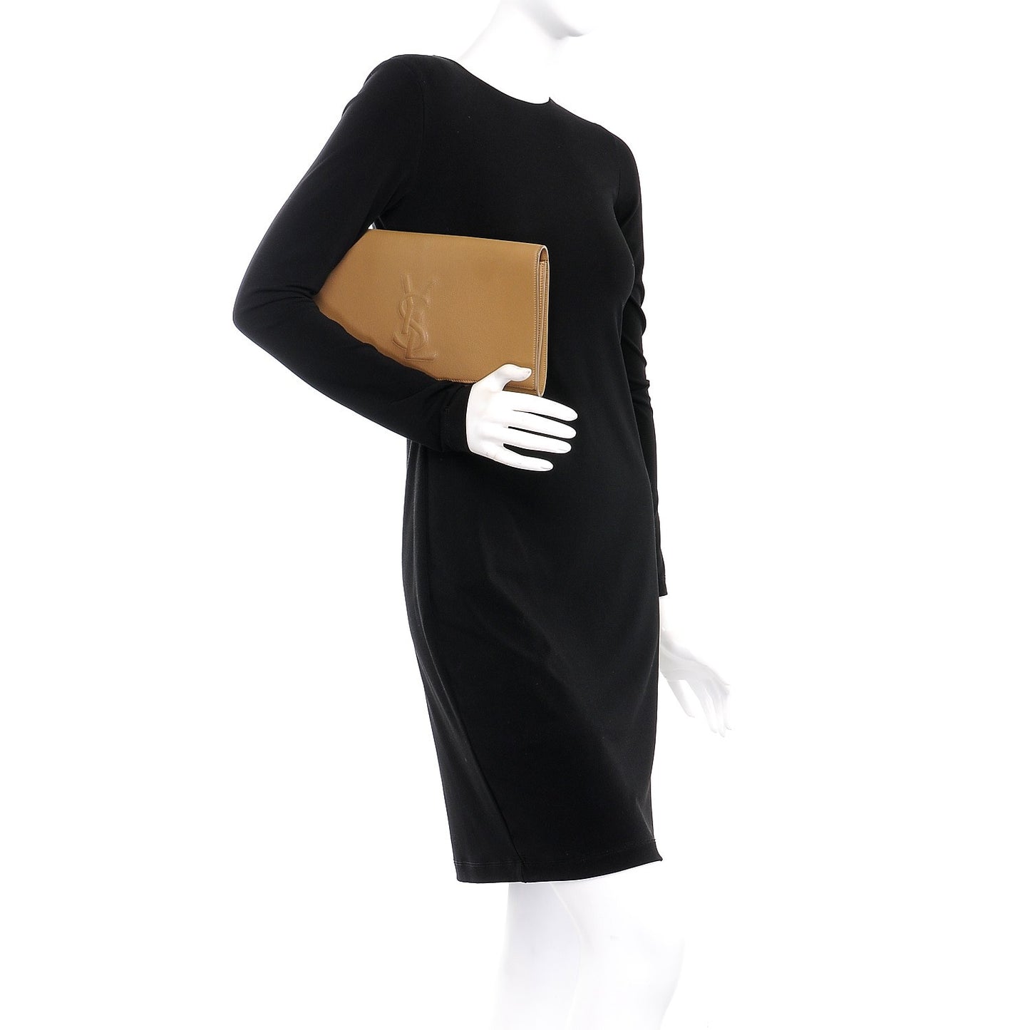 Chevre Belle de Jour Clutch Beige