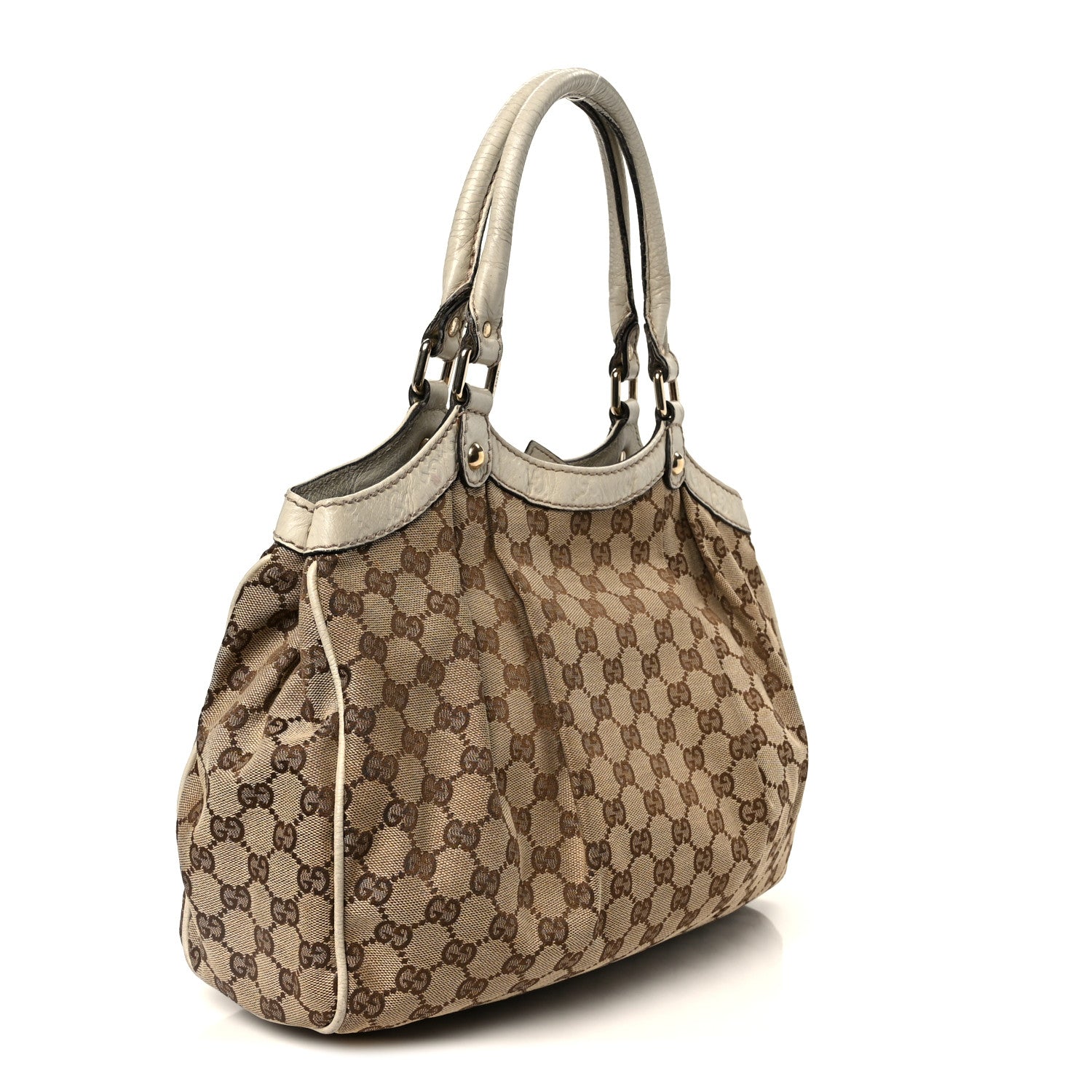 Gucci Monogram Medium Sukey Tote Off White 3 of 14