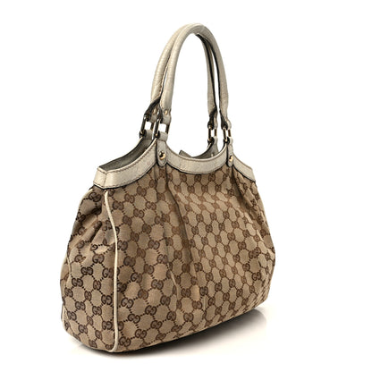 Gucci Monogram Medium Sukey Tote Off White 3 of 14