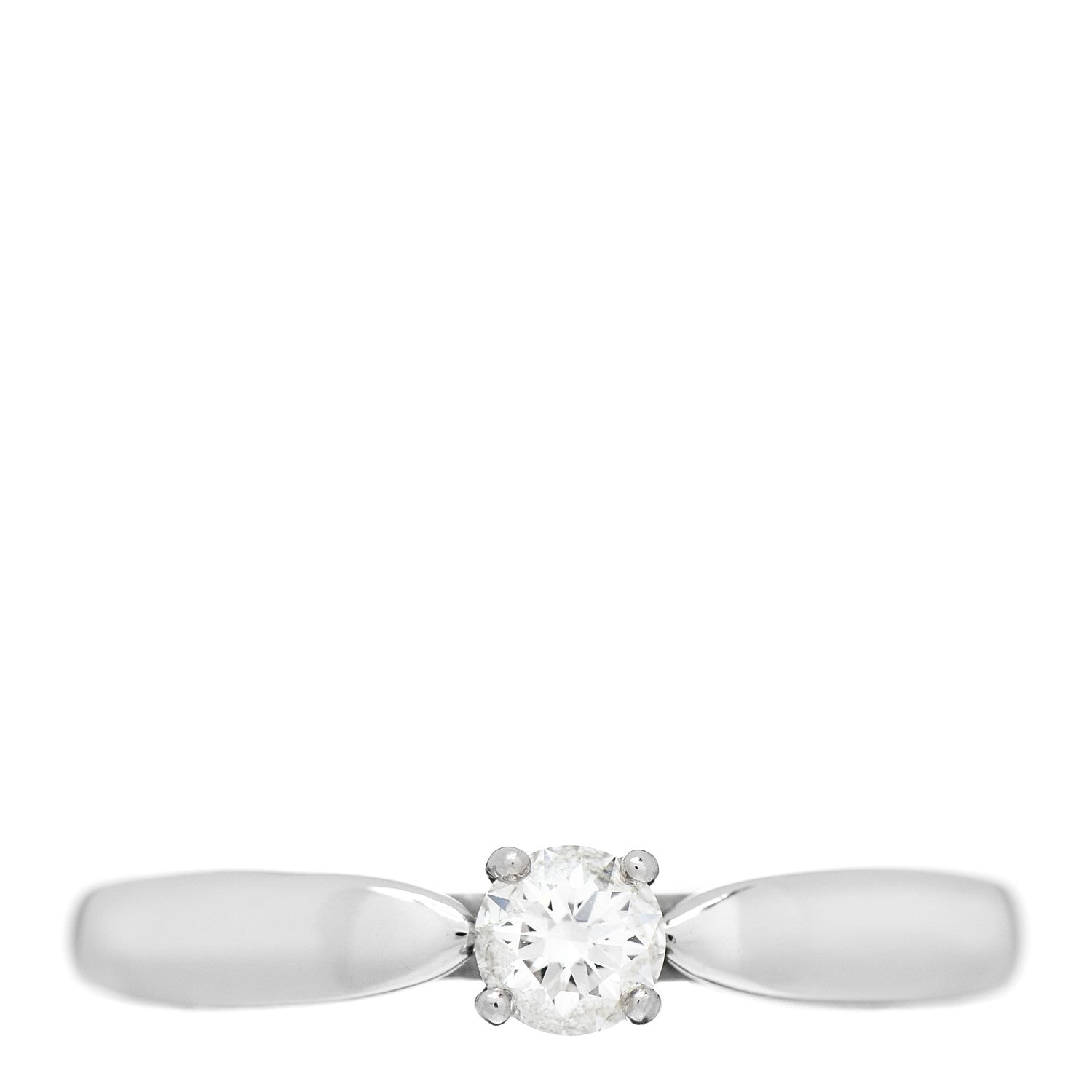 Tiffany Platinum Diamond .18ct Harmony Solitaire Engagement Ring 52 6 1 of 6