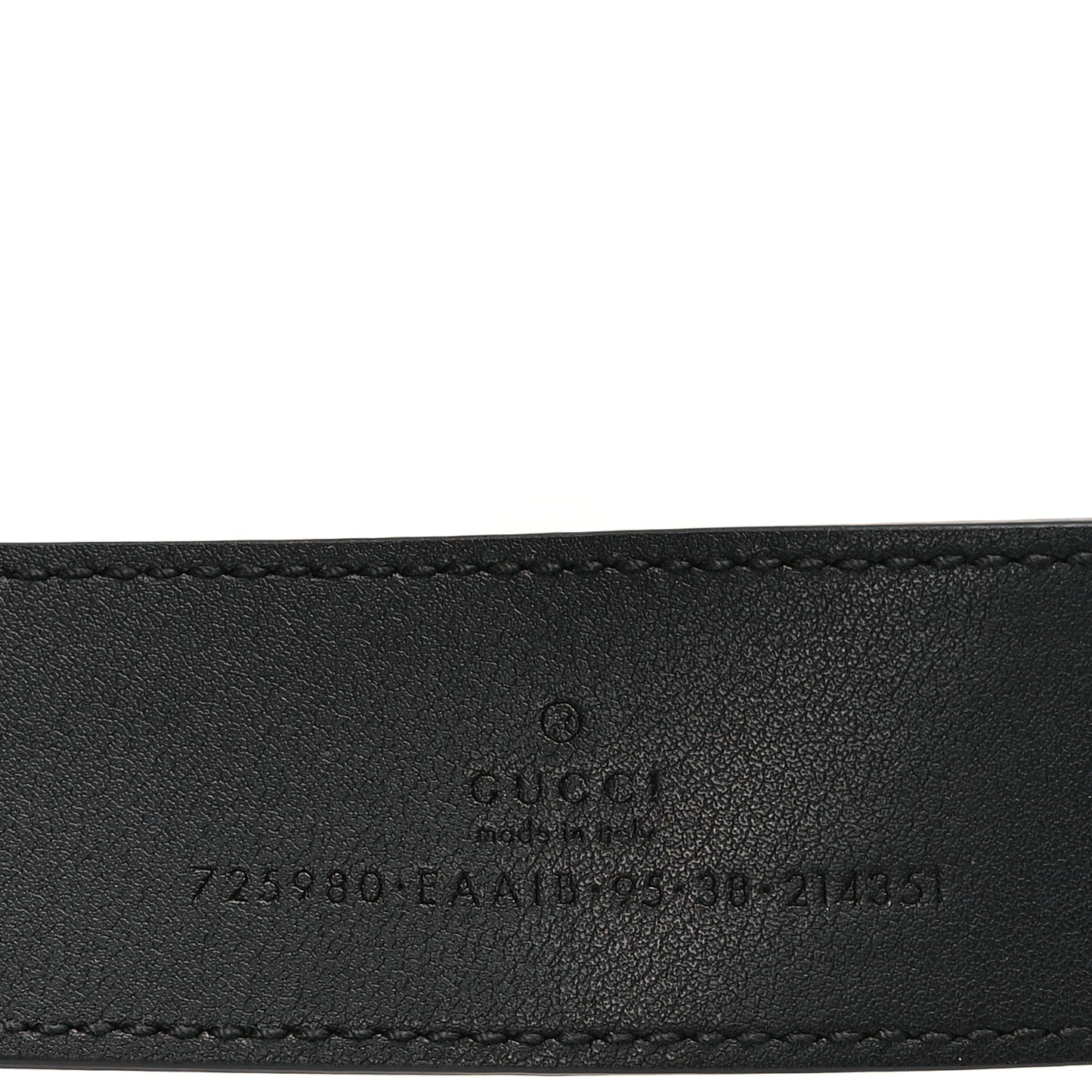 Ciny Calfskin Lux Snakeskin Torchon 35mm Belt 95 38 Black