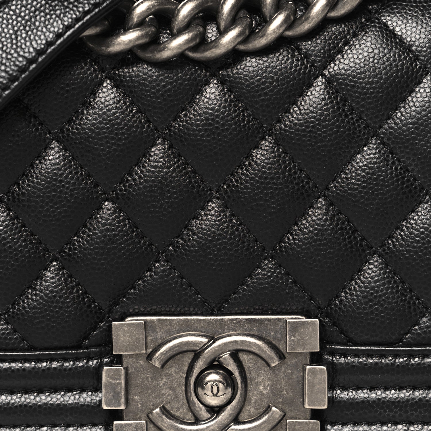 Chanel Caviar Quilted Small Boy Flap Black 8 of 11