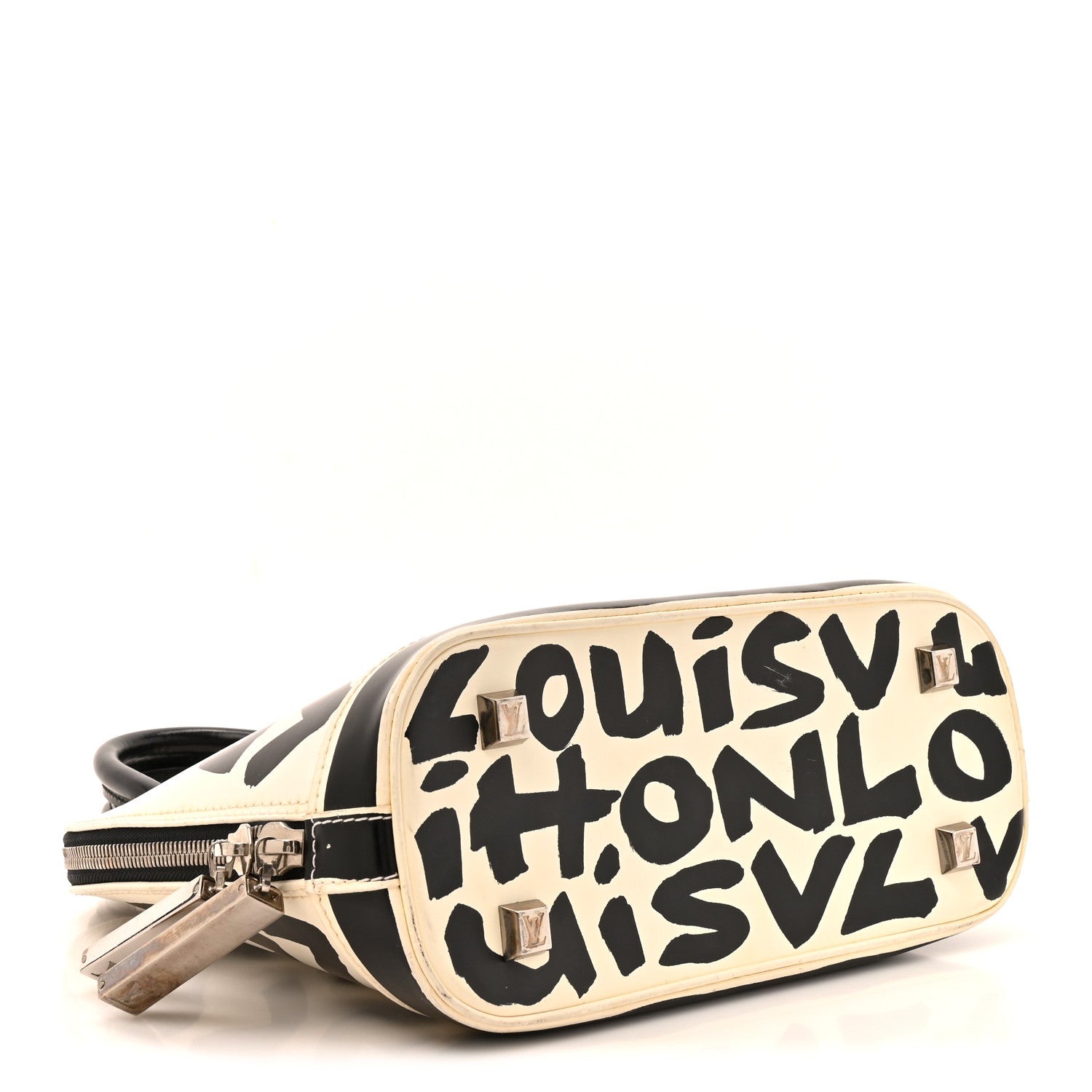 Louis Vuitton Graffiti Alma MM Black 4 of 14