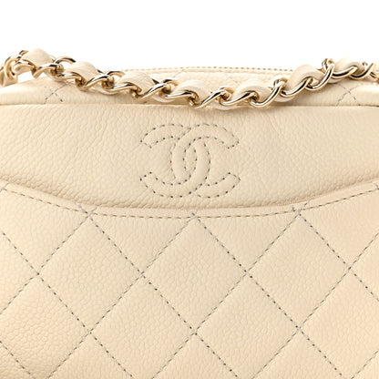 Chanel Caviar Quilted Mini Coco Tassel Camera Case White 8 of 11