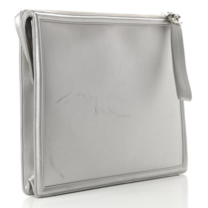 Chanel Lambskin LED Boy 2.0 Clutch Silver 4 of 15