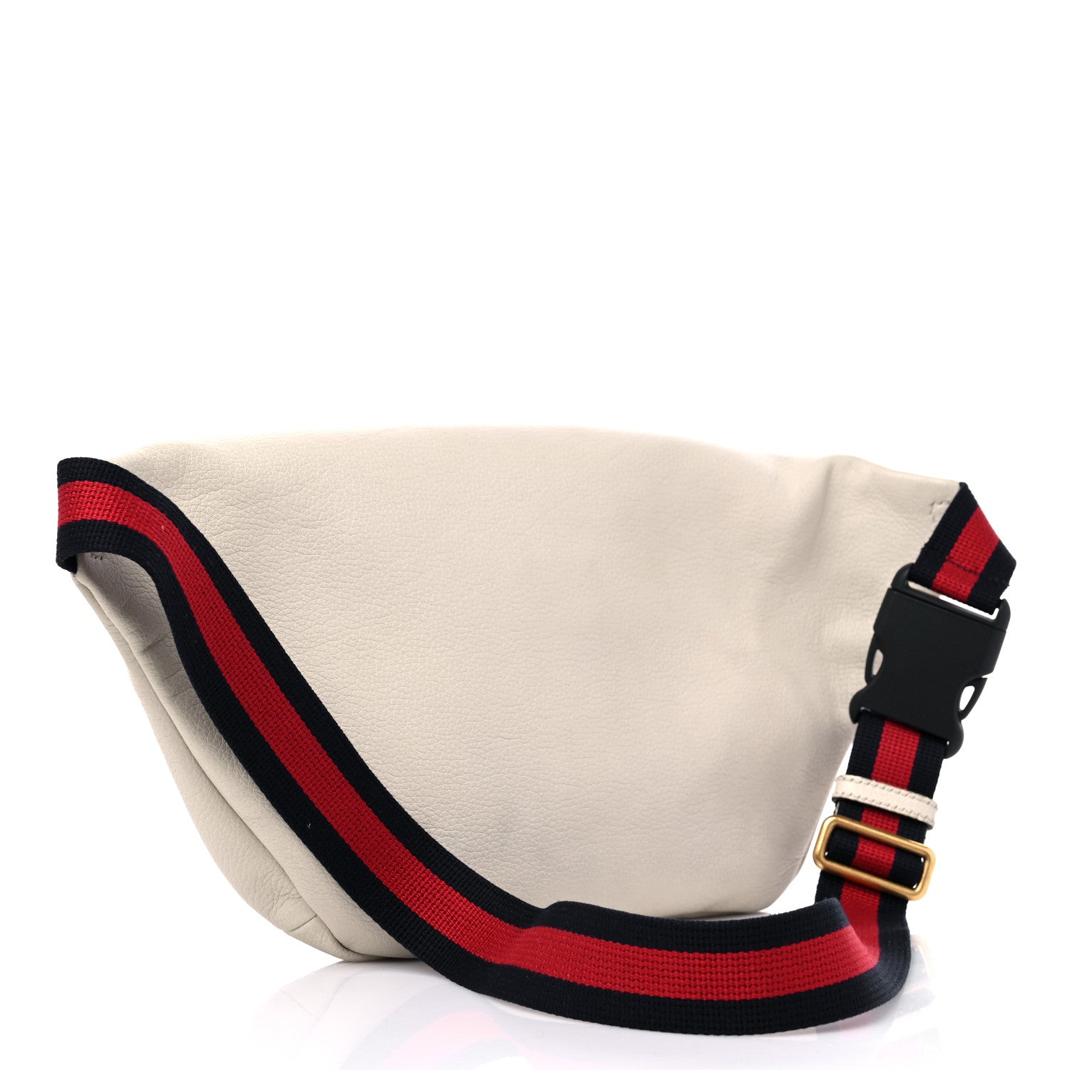 Gucci Grained Calfskin Logo Belt Bag White 3 of 11