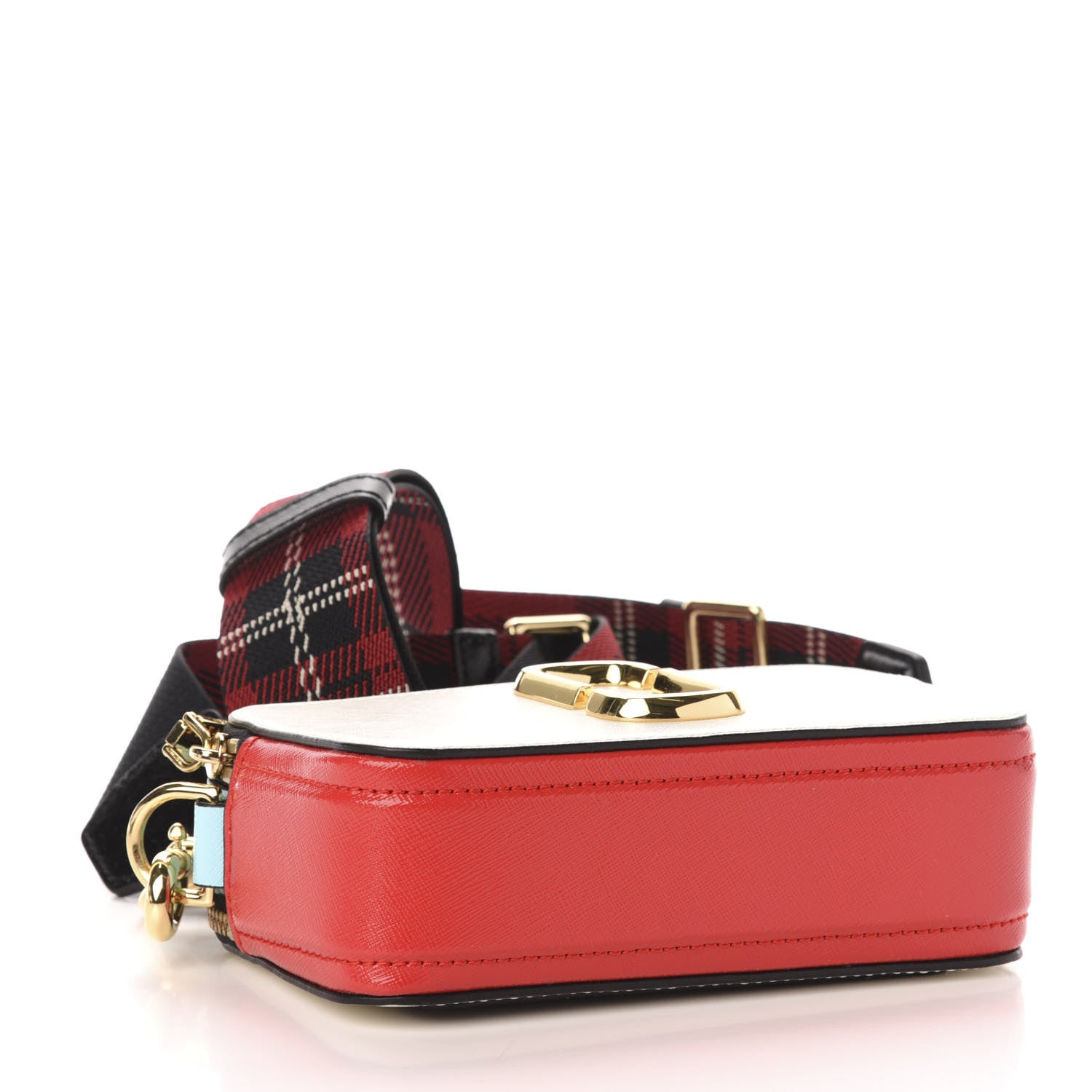 Marc Jacobs Saffiano Small Snapshot Camera Bag Porcelain Multi 4 of 10
