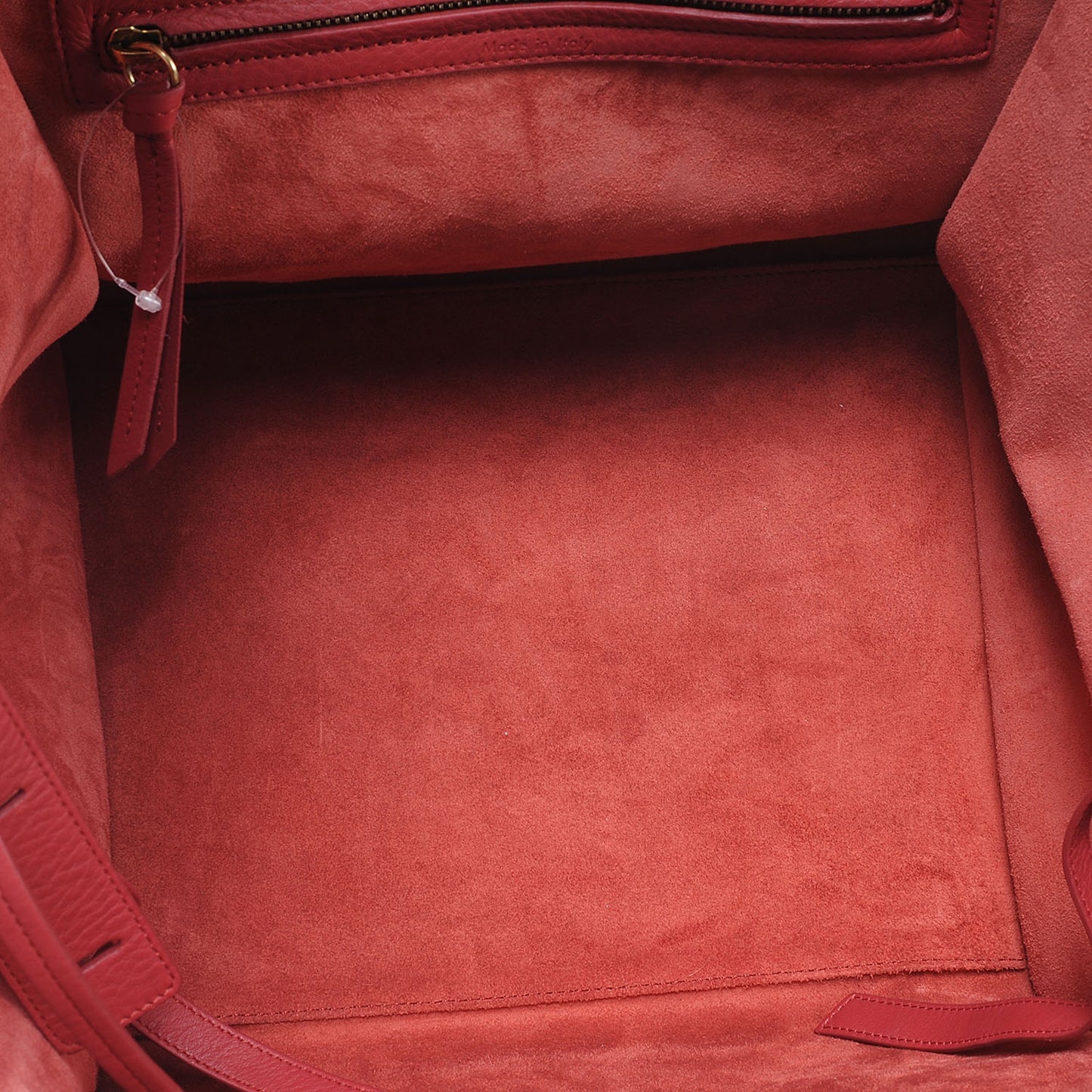 Supple Calfskin Medium Phantom Luggage Vermillion