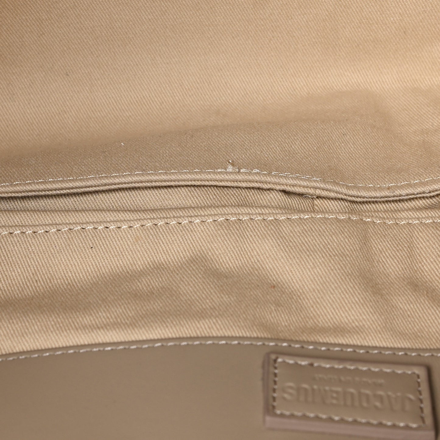 Canvas Le Sac A Linge Duffle Bag Beige