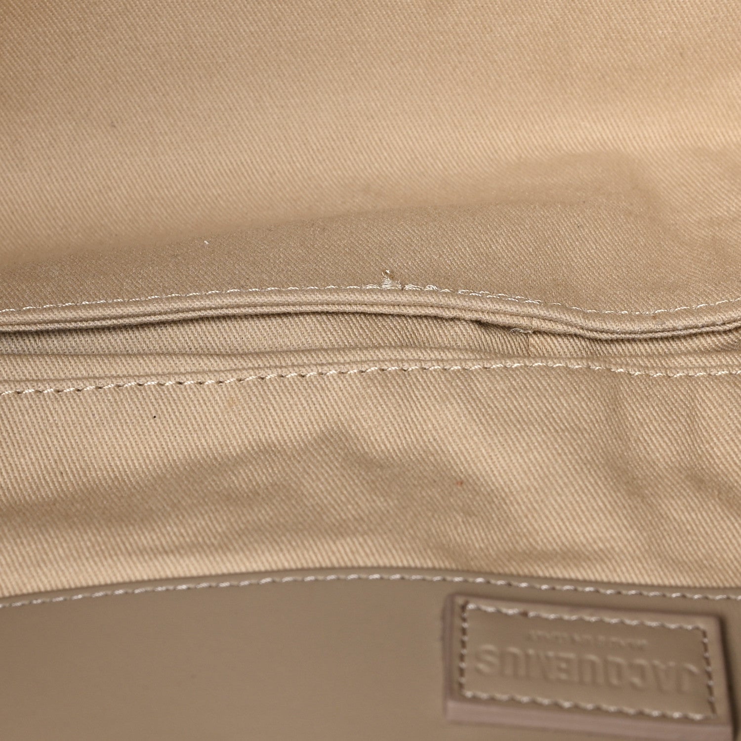 Jacquemus Canvas Le Sac A Linge Duffle Bag Beige 9 of 10