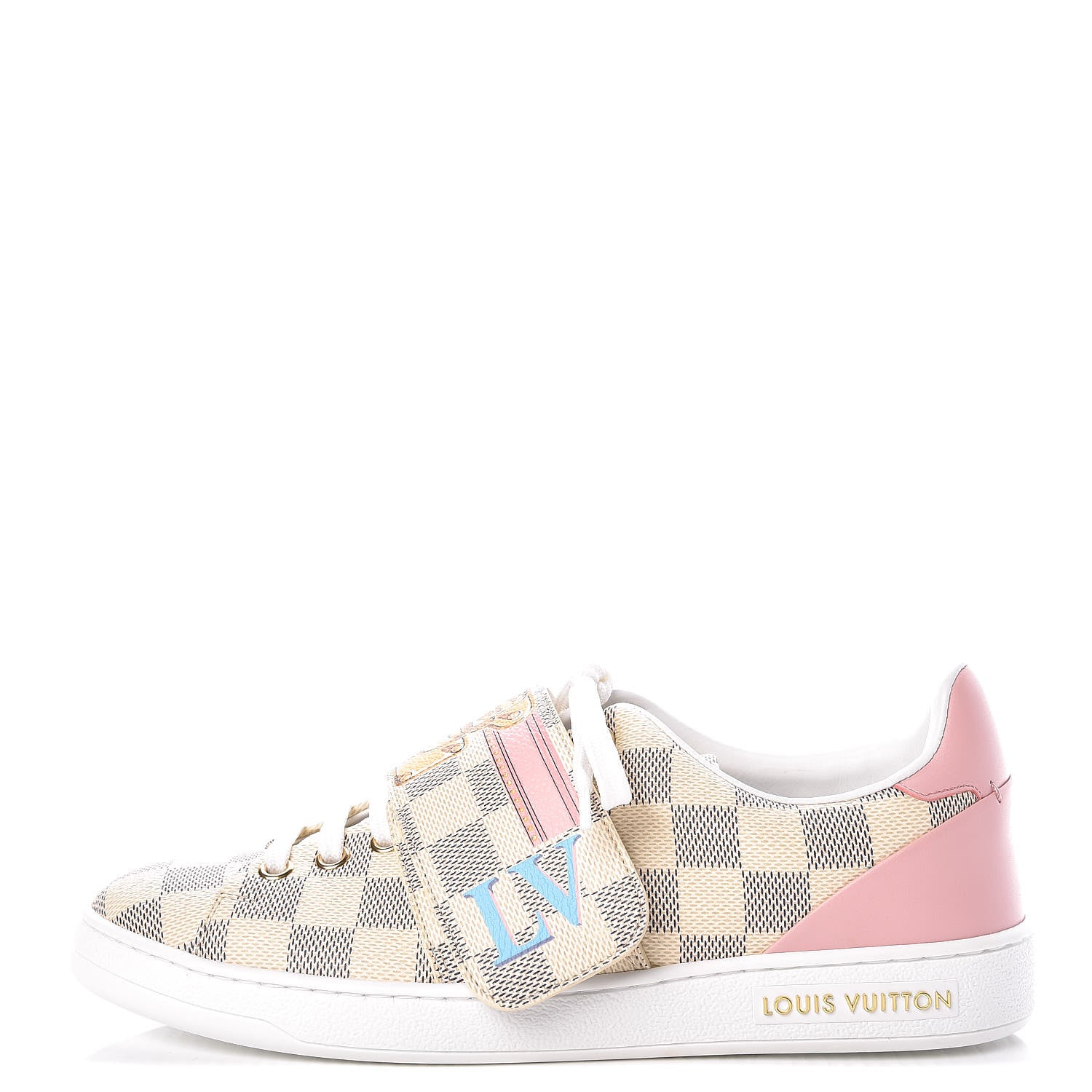 Louis Vuitton Damier Azur Summer Trunks Frontrow Sneakers 36.5 1 of 9
