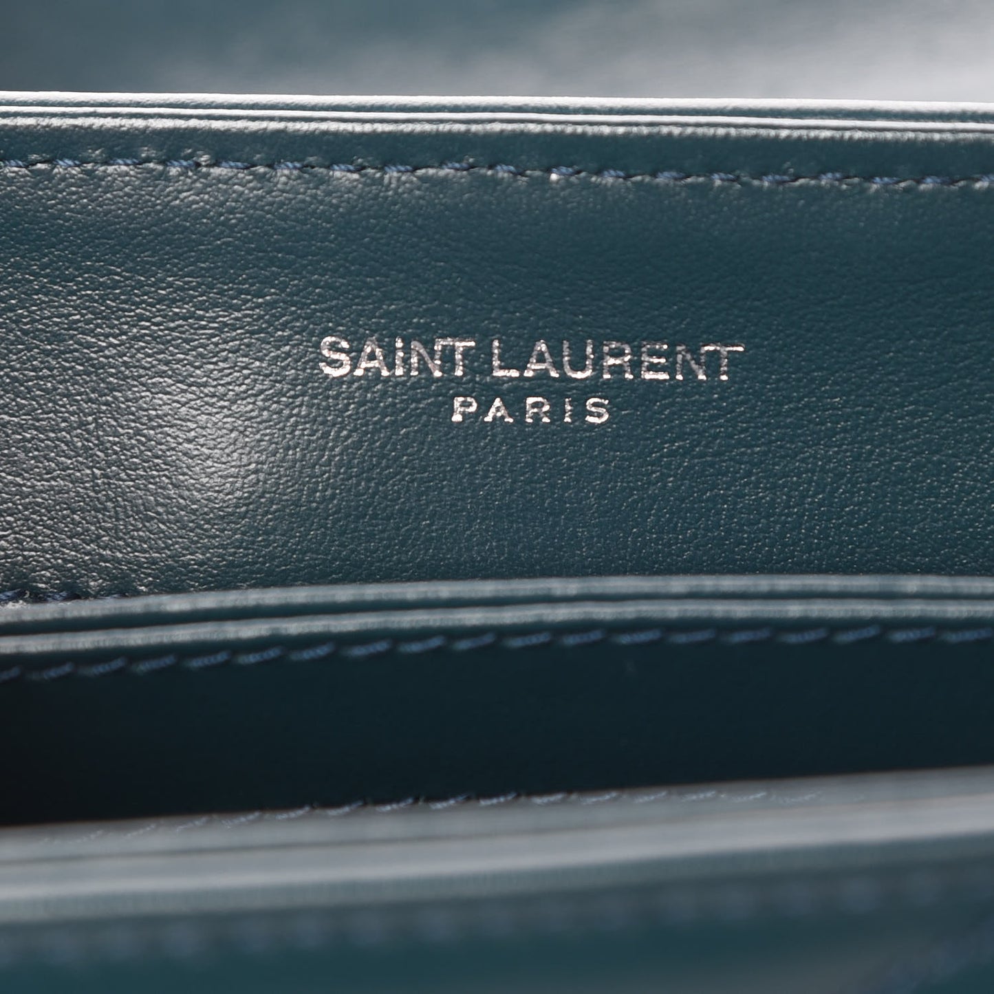 Calfskin Y Quilted Monogram Toy Loulou Satchel Dark Turquoise