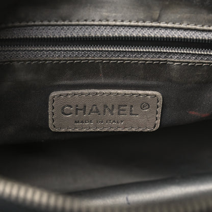 Chanel Glazed Caviar Pocket In The City Shoulder Bag Black 6 of 11