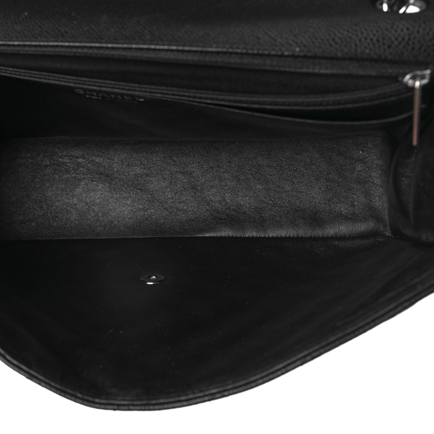 Caviar Quilted Maxi Single Flap Black