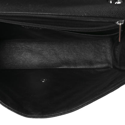 Chanel Caviar Quilted Maxi Single Flap Black 5 of 10