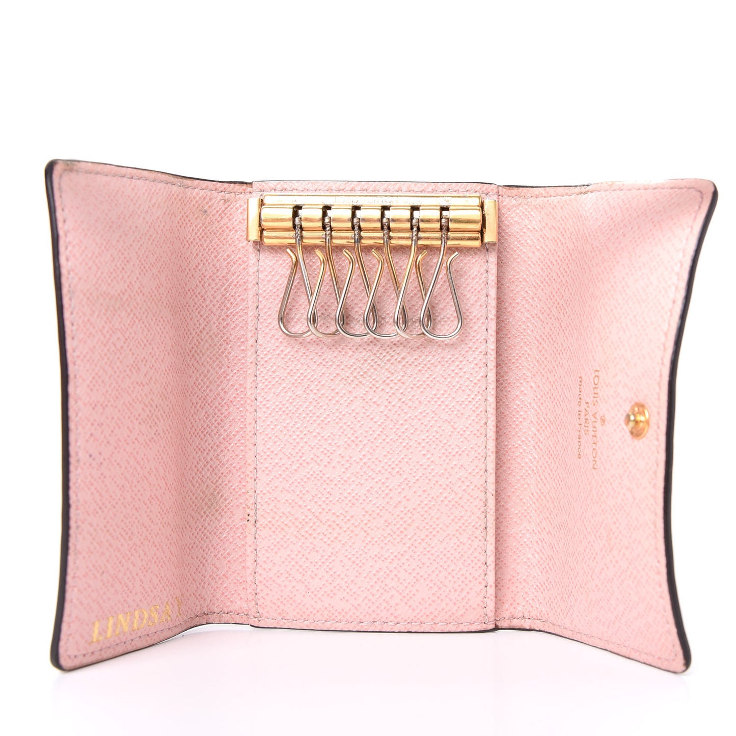 Monogram Multicles 6 Key Holder Rose Ballerine