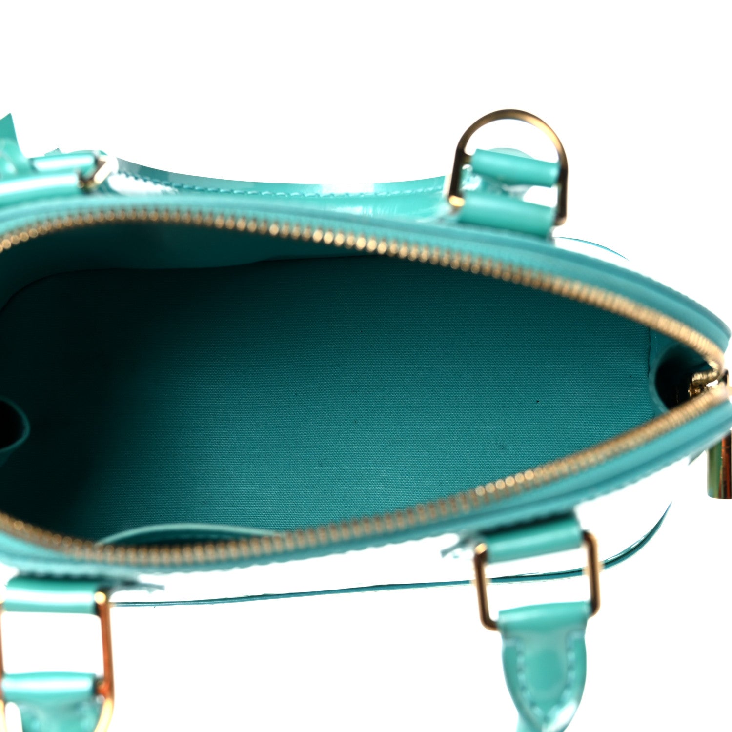 Louis Vuitton Vernis Alma BB Blue Lagon 5 of 16