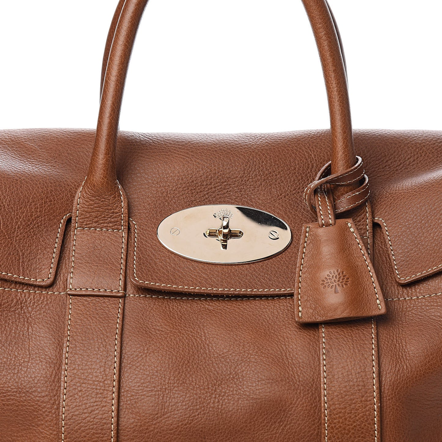 Natural Leather Small Buckle Bayswater Oak