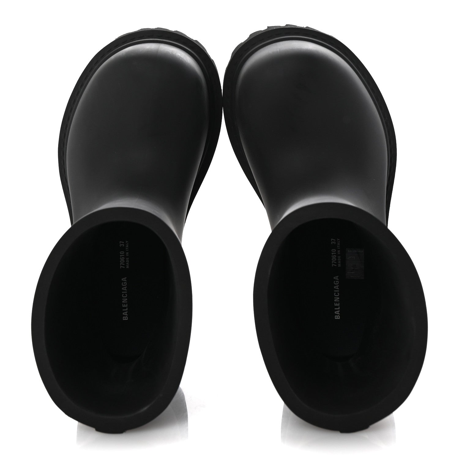 Balenciaga Rubber Steroid Bootie 37 Black 2 of 8