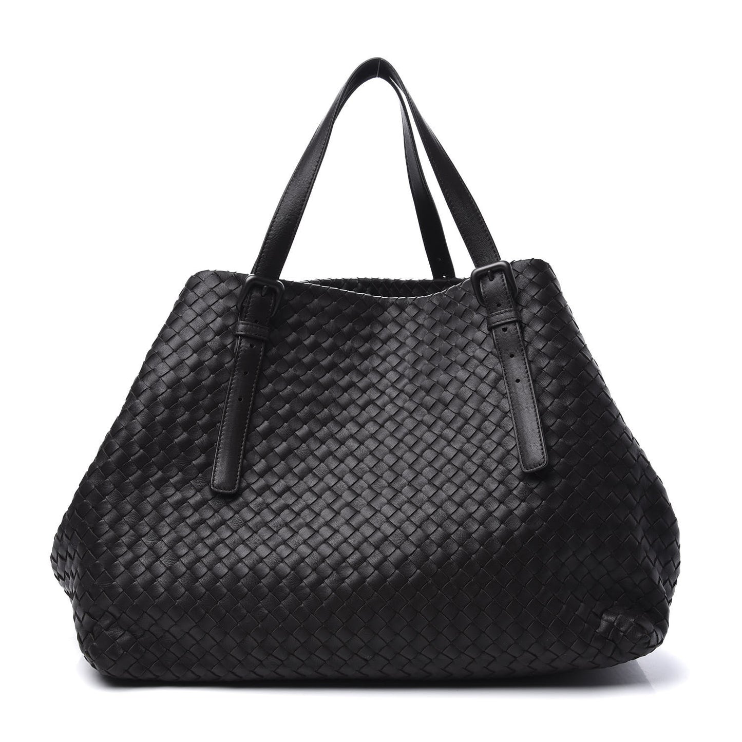 Nappa Intrecciato Large Seamless Tote Espresso