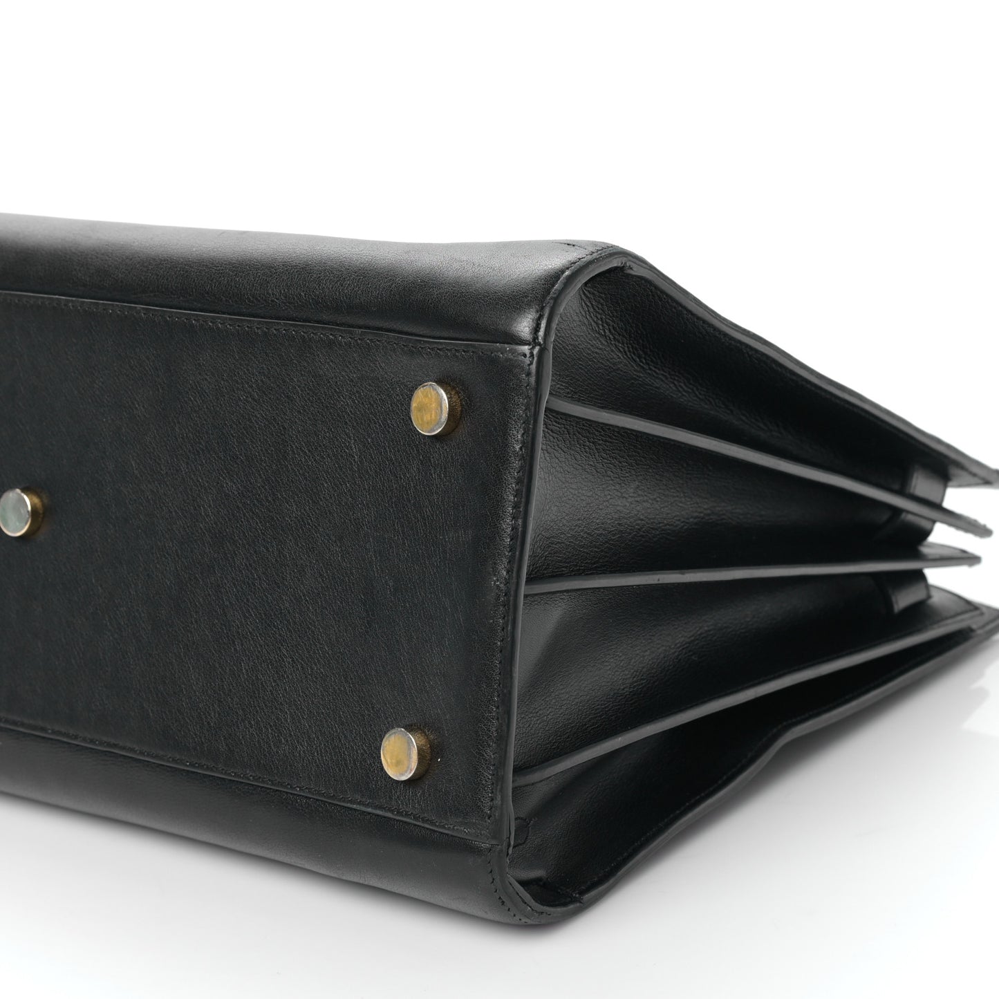 Calfskin Small Sac De Jour Black