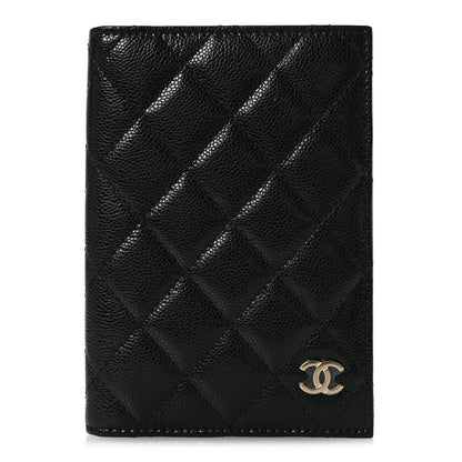 Chanel Caviar Quilted Passport Holder Black 1 of 7