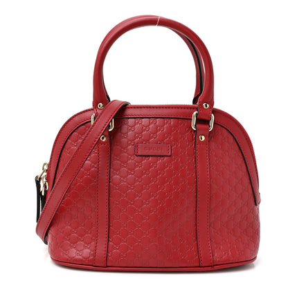 Gucci Soft Microguccissima Mini Dome Bag Rosso 1 of 11