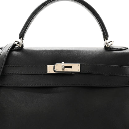 Hermes Swift Kelly Retourne 32 Black 8 of 14