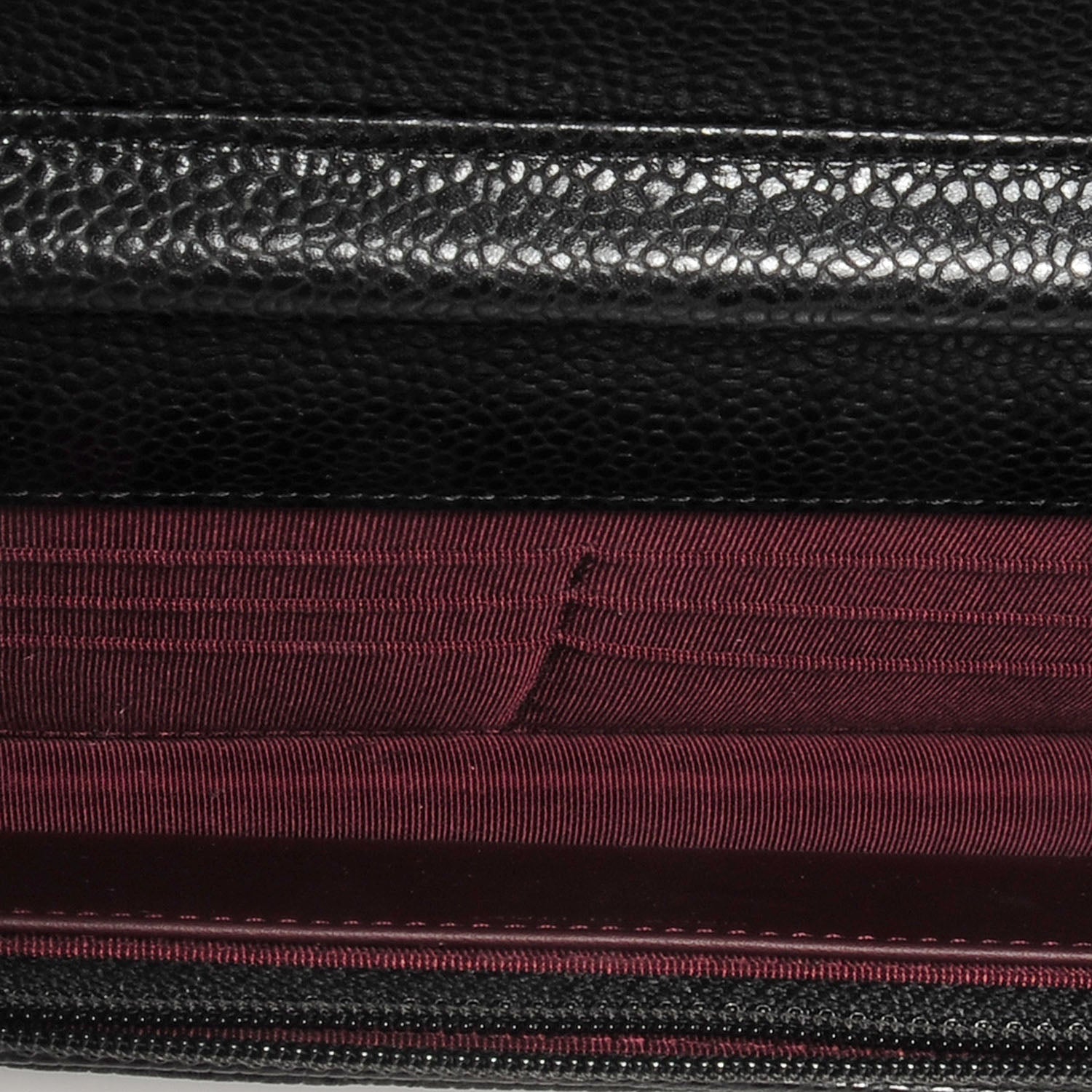 Chanel Caviar Quilted Wallet on Chain Black 6 of 8