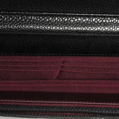 Chanel Caviar Quilted Wallet on Chain Black 6 of 8