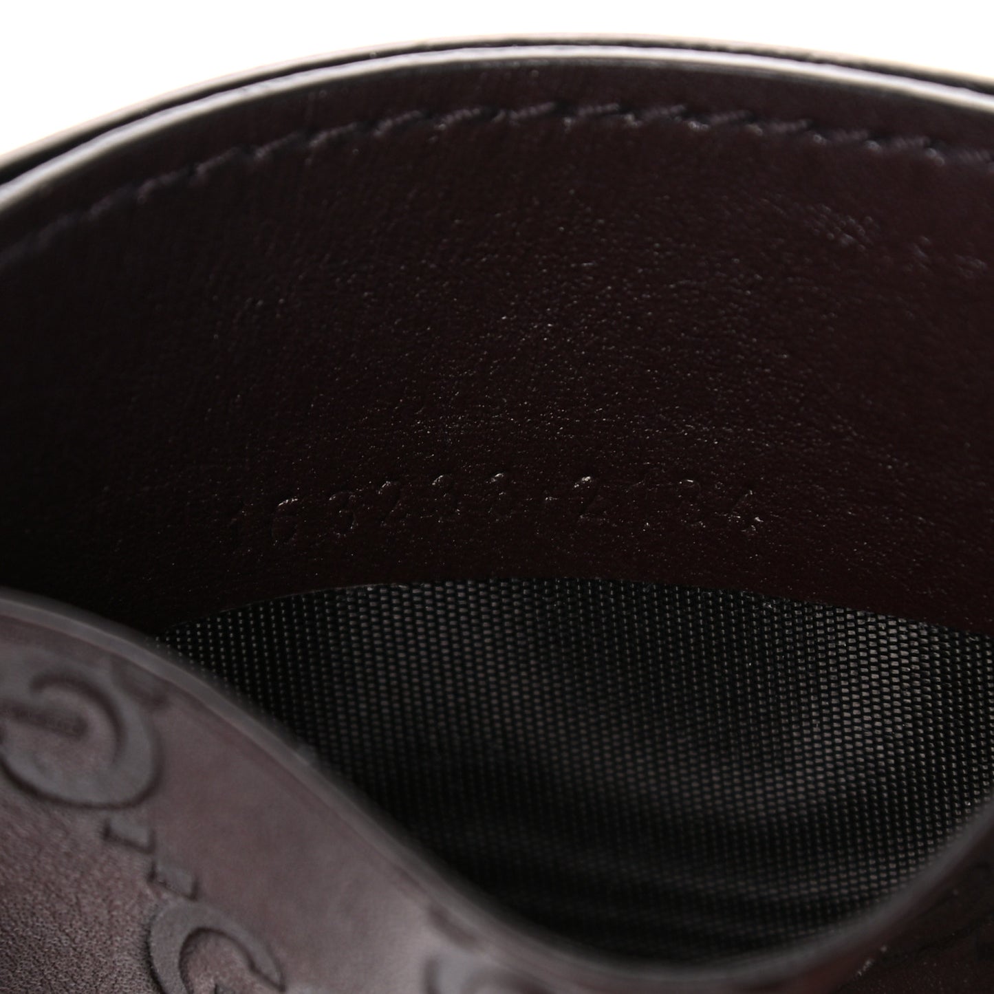 Guccissima Card Holder Brown