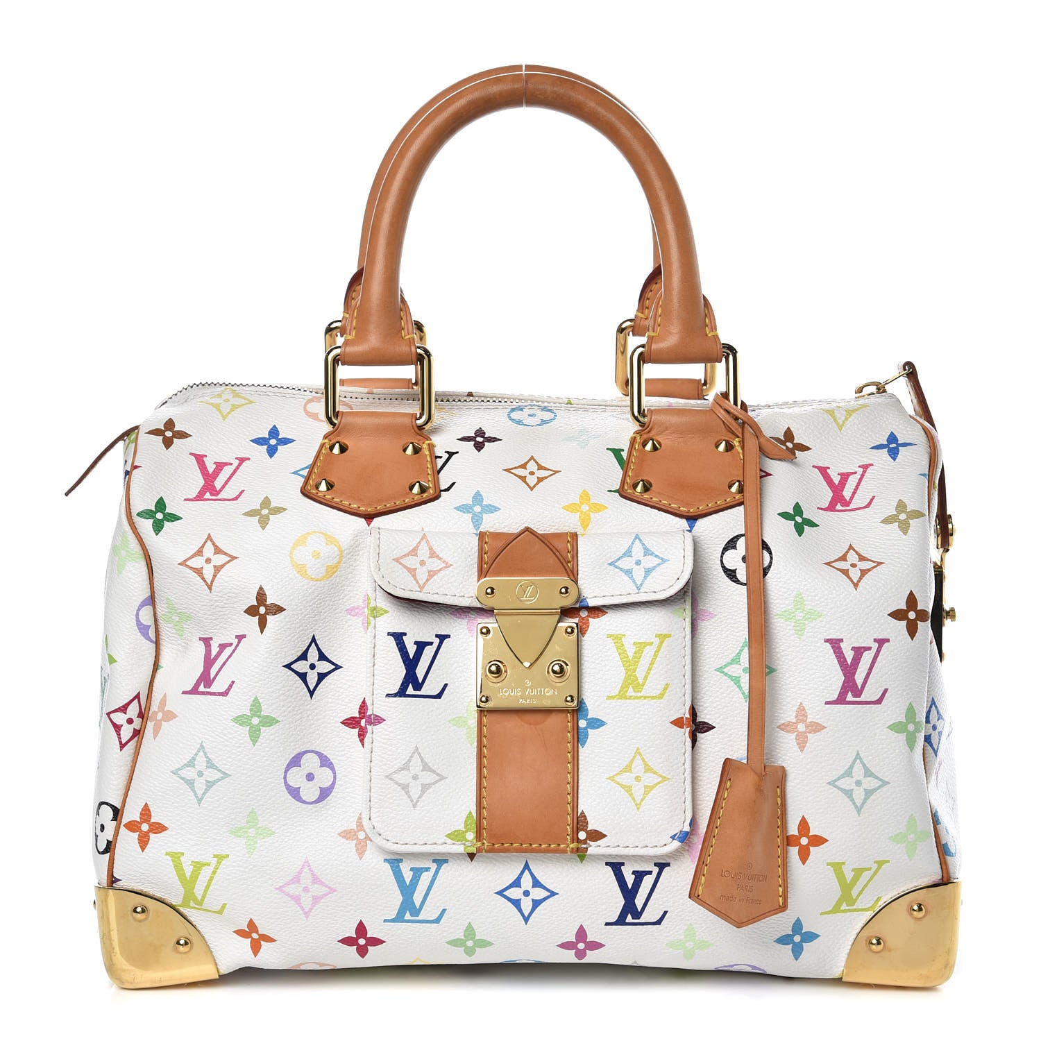 Louis Vuitton Monogram Multicolor Speedy 30 White 1 of 9