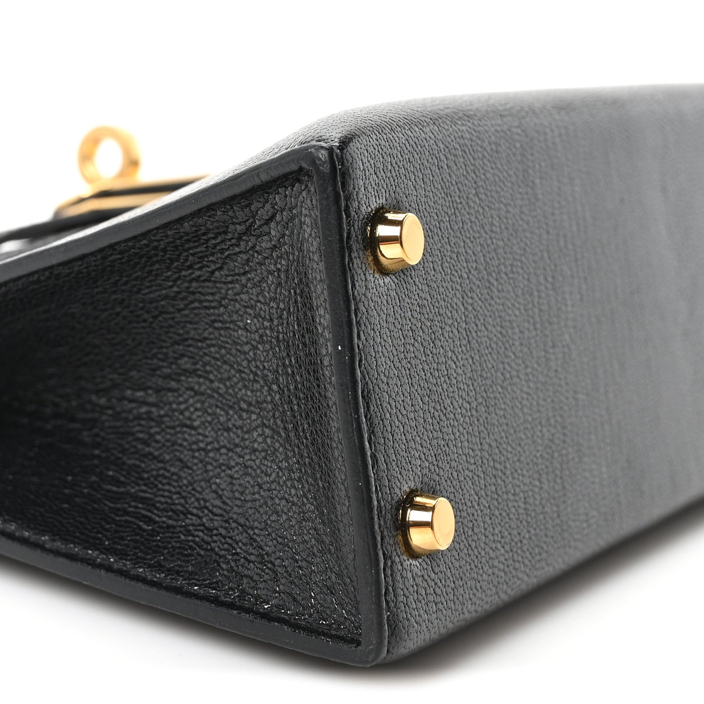Chevre Chamkila Mini Kelly Sellier 20 Black