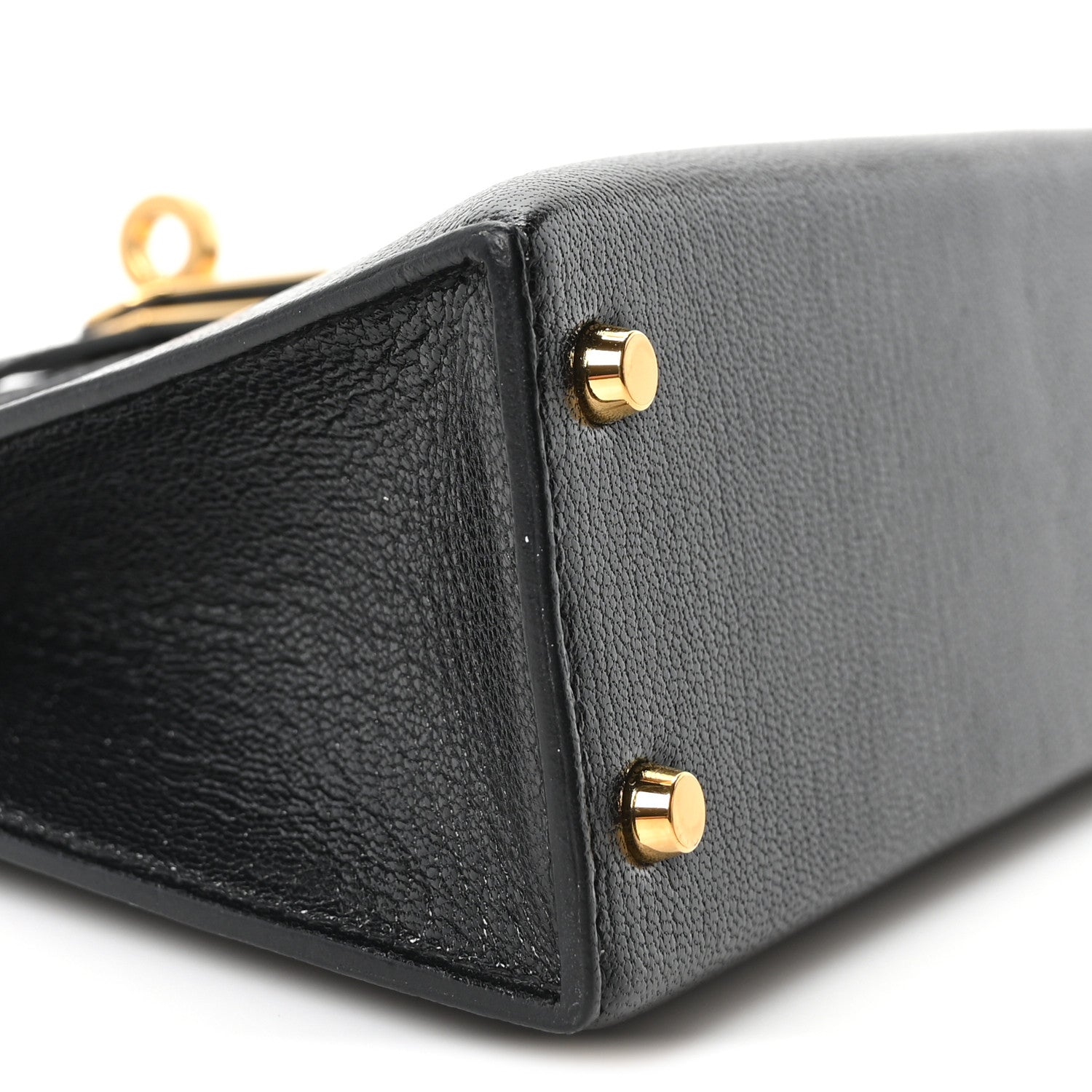Hermes Chevre Chamkila Mini Kelly Sellier 20 Black 9 of 11