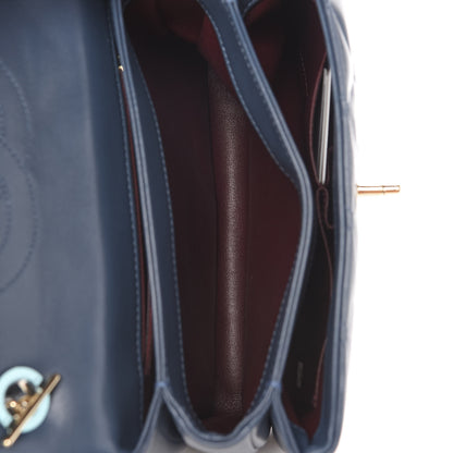 Chanel Lambskin Quilted Small Trendy CC Flap Dual Handle Bag Blue 5 of 11