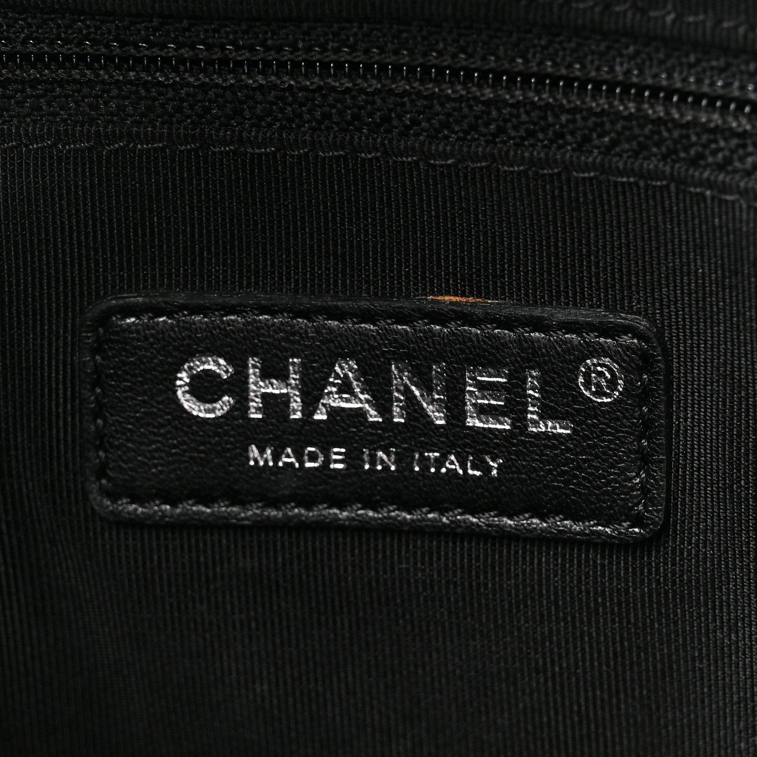 Chanel Calfskin Chain 20s Signature Tote Black 6 of 15