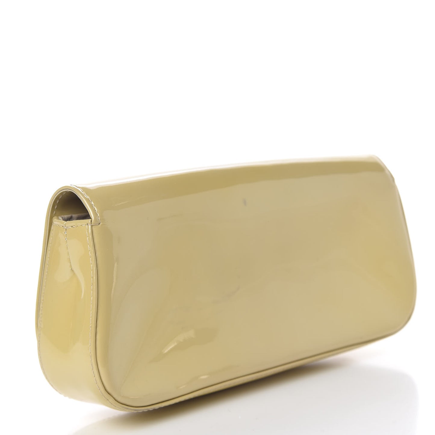 Patent Sobe Clutch Blanc Corail