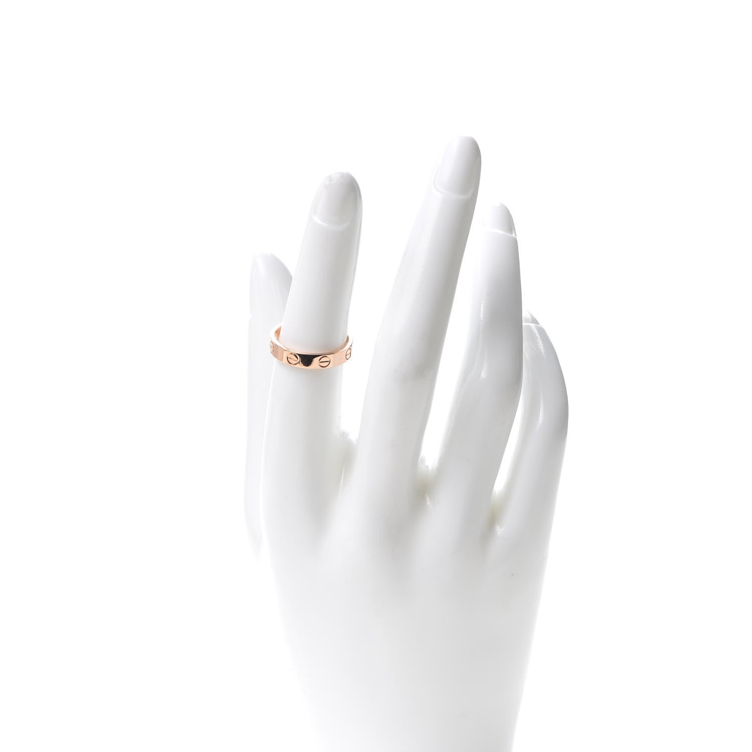 Cartier 18K Pink Gold 3.5mm LOVE Wedding Band Ring 52 6 2 of 5