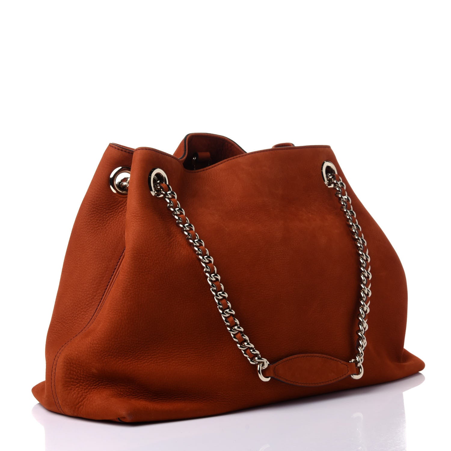 Gucci Vitello Range Medium Soho Chain Shoulder Bag Old Whisky 2 of 11