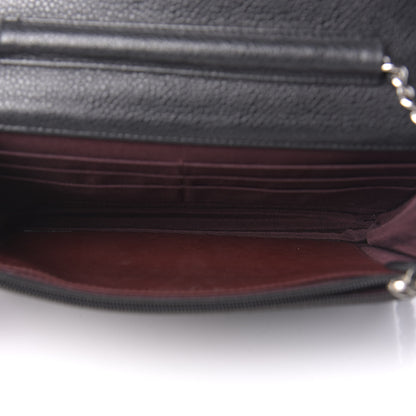 Chanel Caviar Quilted Wallet On Chain WOC Black 5 of 12