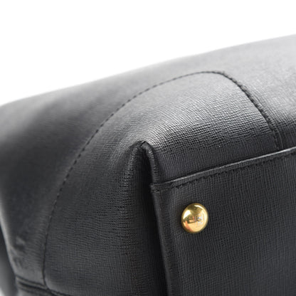 Fendi Vitello Elite Chameleon Shopper Tote Black 12 of 13