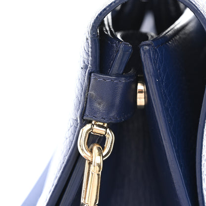 Christian Dior Bullcalf Medium Diorever Flap Navy 10 of 10