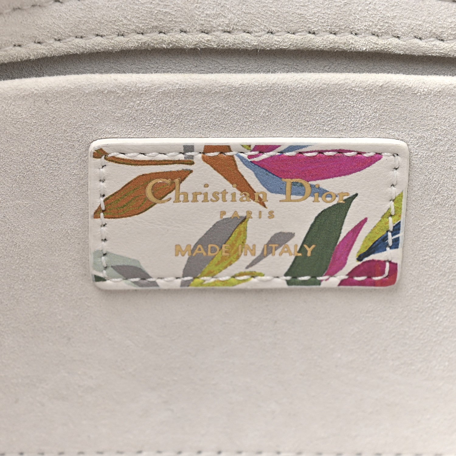 Christian Dior Calfskin Printed Fantastica Medium Lady D-Joy Multicolor 6 of 13