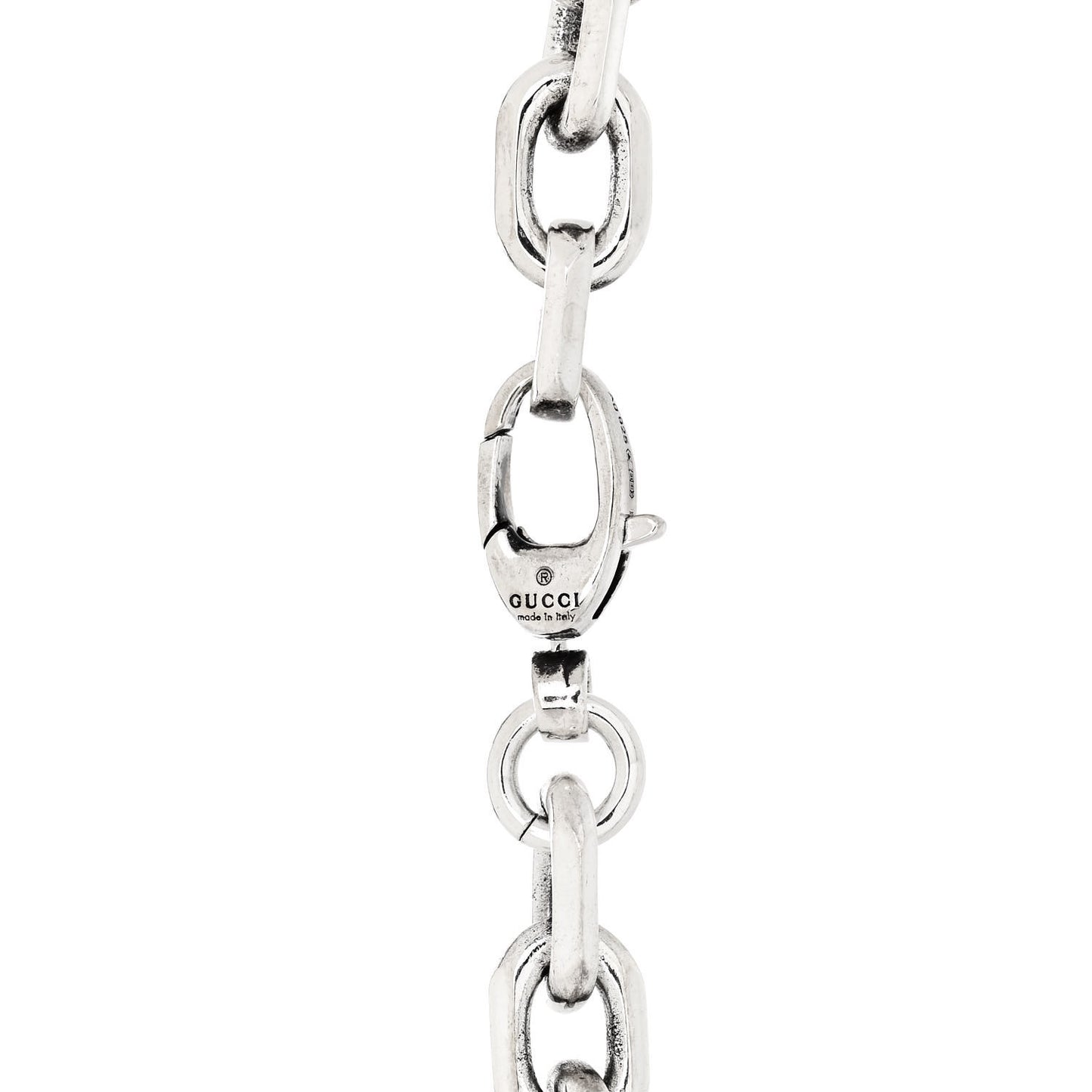 Sterling Silver Narrow Interlocking G Link Bracelet