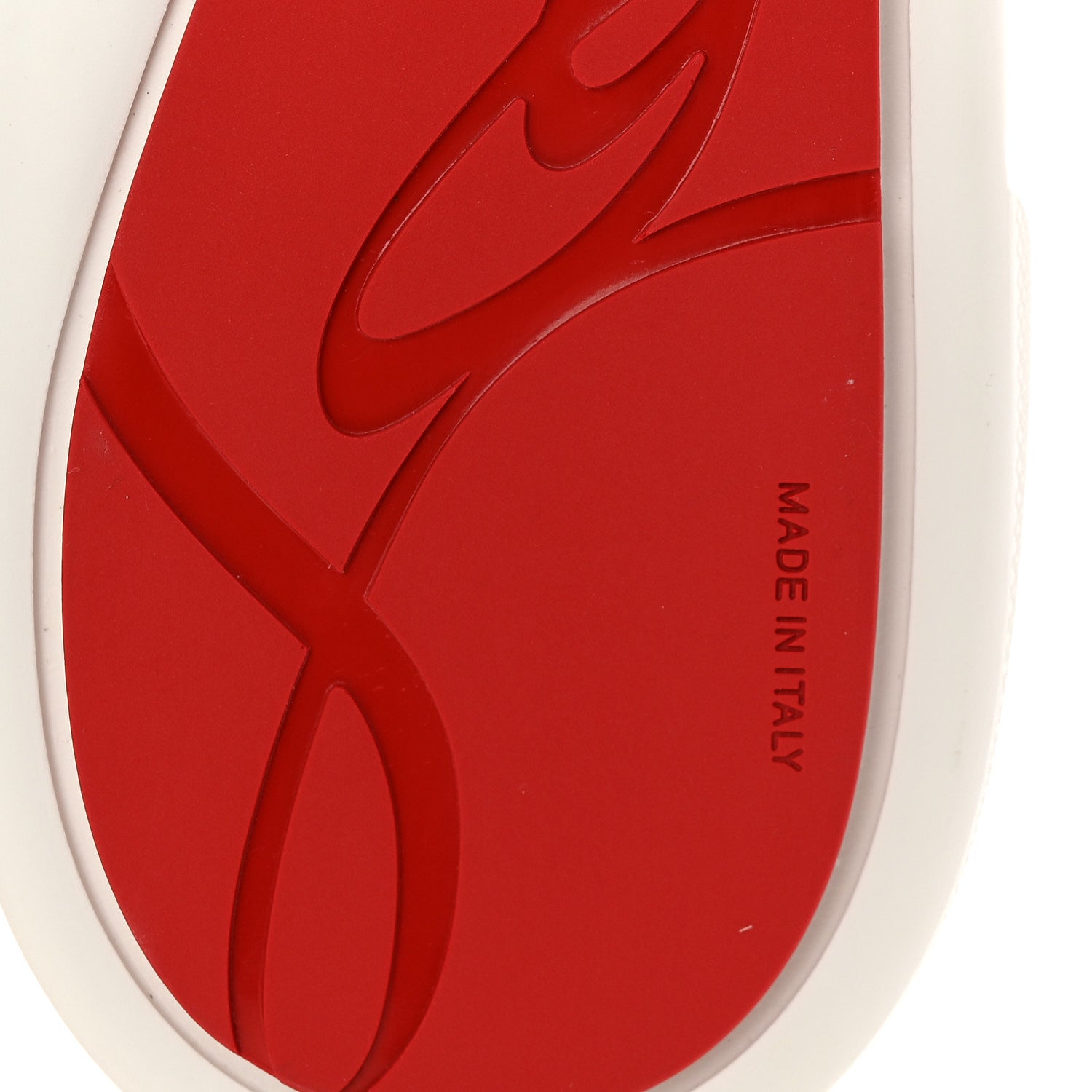 Christian Louboutin Calfskin Crocodile Embossed Vierissima Orlato Flat Sneakers 38.5 Nougat 7 of 9