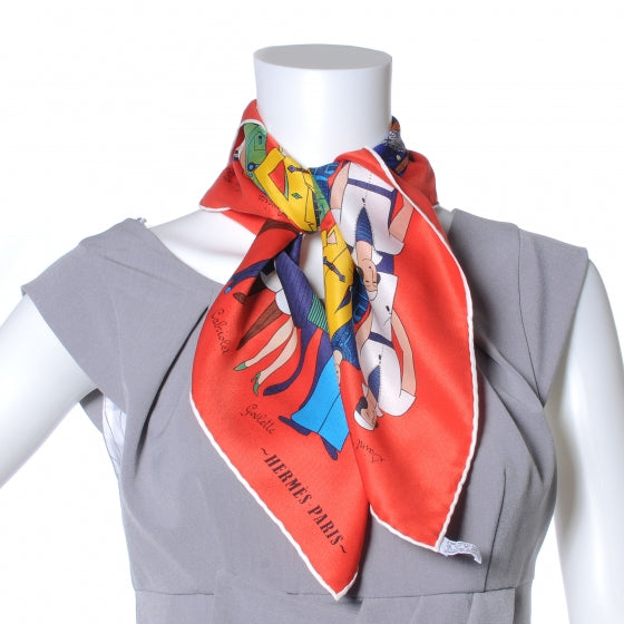 Silk Les Sportives Scarf 70